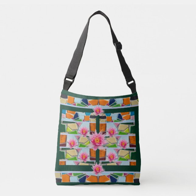 Bolso Cruzado Lirio de agua de moda (Anverso)