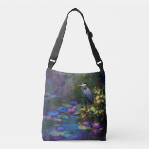 Bolso Cruzado Lirio de agua encantado de estanque Naturaleza Acu