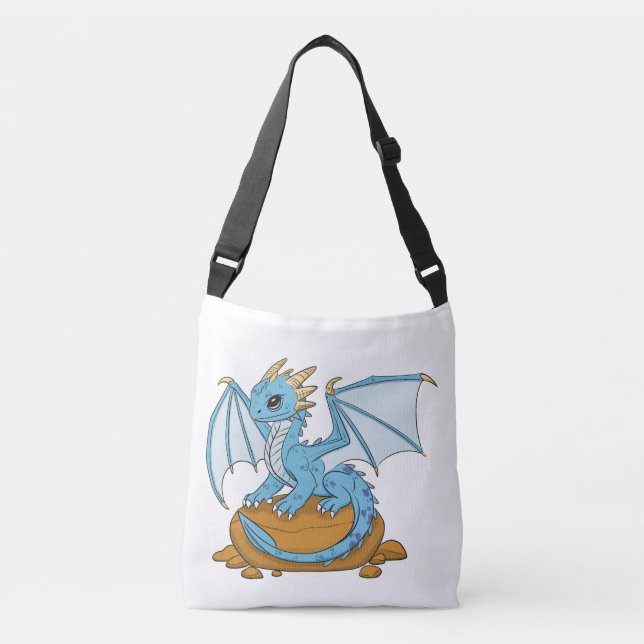 Bolso Cruzado Little Blue Dragon (Anverso)