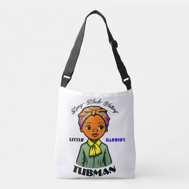 Bolso Cruzado Little Harriet Tubman Living Black History (Anverso)