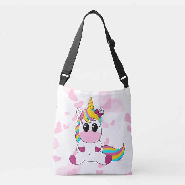 Bolso Cruzado Little Unicorn (Anverso)
