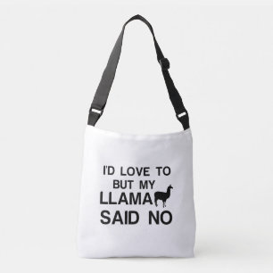 BOLSO CRUZADO LLAMA DIJO NO