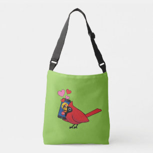Bolso Cruzado Llamadas Cardinal Bird Love Mating