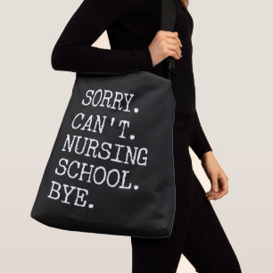 Bolso Cruzado Lo siento, no puedo Enfermería de la escuela, adió
