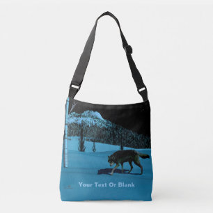 Bolso Cruzado Lobo Invernal - Tapetum Lucidum