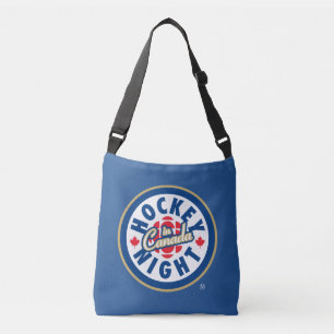 Bolso Cruzado Logo de la Noche de Hockey en Canadá