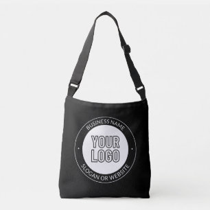 Bolso Cruzado Logo de negocios o plantilla de diseño y texto edi