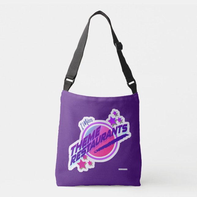 Bolso Cruzado Logo del restaurante 90 totalmente épico (Anverso)