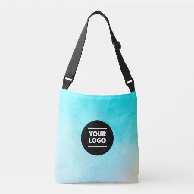 Bolso Cruzado Logo personalizado de Ocean Blue (Anverso)