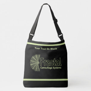 Bolso Cruzado Logotipo de los sistemas de camuflaje fractales
