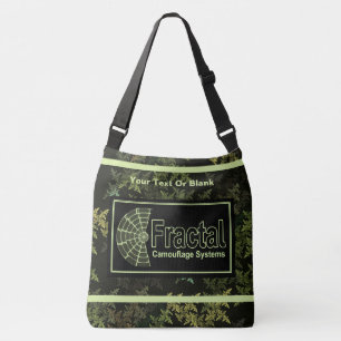 Bolso Cruzado Logotipo de los sistemas de camuflaje fractales