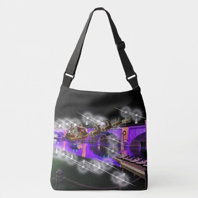 Bolso Cruzado London Bridge Santa Claus Lake Havasu City (Anverso)