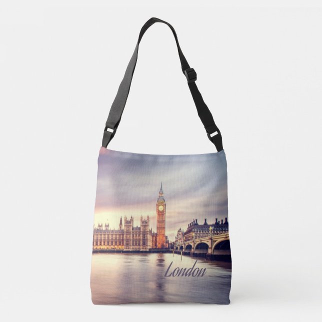 Bolso Cruzado Londres Inglaterra Big Ben (Reverso)