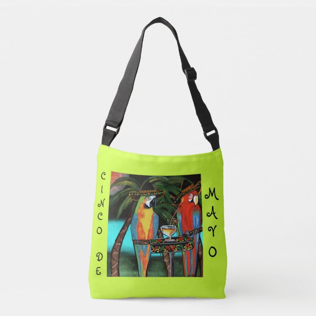BOLSO CRUZADO LOROS DEL CINCO DE MAYO (Anverso)