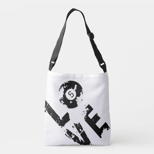 Bolso Cruzado Love Billiard Tote Bag (Reverso)