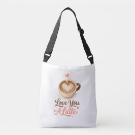 Bolso Cruzado Love You A Latte – Cute Coffee Valentine Gift