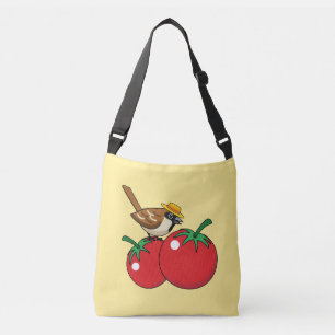 Bolso Cruzado Lover Sparrow Orgánico come tomate rojo