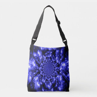 Bolso Cruzado Luces Azules Brillantes