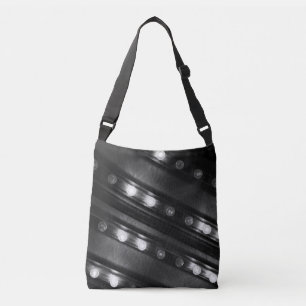 Bolso Cruzado Luces Twinkle en blanco y negro