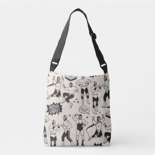 Bolso Cruzado Lucha libre: patrón de lucha mexicana