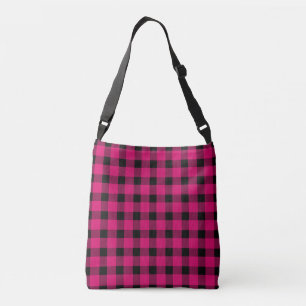 Bolso Cruzado Lumberjack pato de búfalo rosa