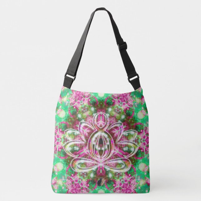 Bolso Cruzado Luminous Zen Lotus (Anverso)