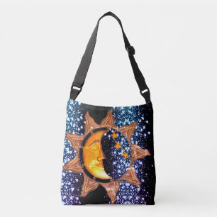 Bolso Cruzado Luna de sol con tote de corazones