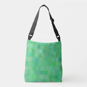 Bolso Cruzado Lunares verdes y acuáticos