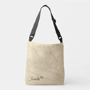 Bolso Cruzado Luxury Champagne Purpurina Gold Marble Añadir text