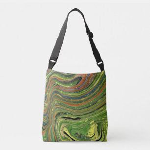 Bolso Cruzado Mad Love 3 Green Strin Abstract Tote Bag