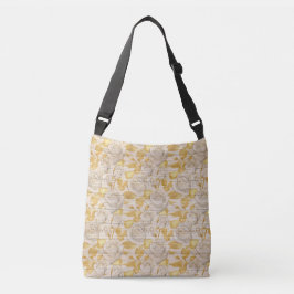 Bolso Cruzado Madera Floral Moderna Popular Elegante