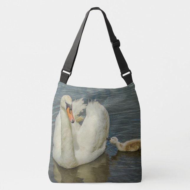 Bolso Cruzado Madre Cisne Y Bebé (Anverso)
