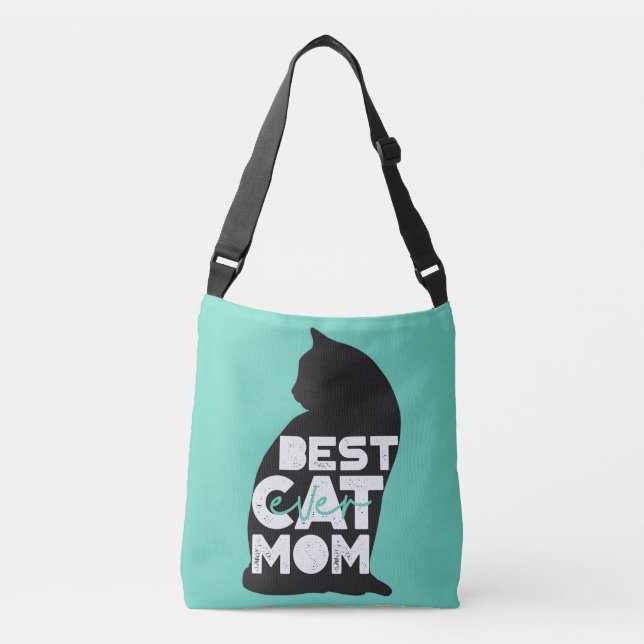 Bolso Cruzado Madre mejor felina del día de la madre (Anverso)