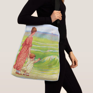 Bolso Cruzado madre y bebé en la playa