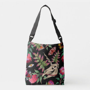 Bolso Cruzado Magical Forest Unicorn Dark Pattern.