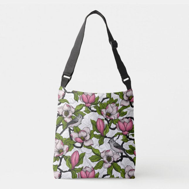Bolso Cruzado Magnolia floreciente (Anverso)