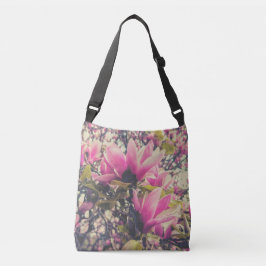 Bolso Cruzado Magnolias rosadas