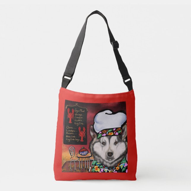 Bolso Cruzado Malamute de Alaska (Anverso)