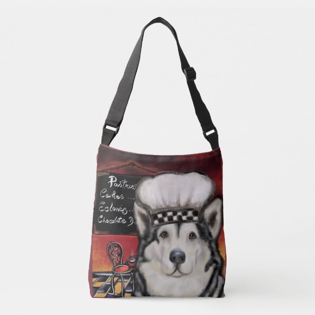 Bolso Cruzado Malamute de Alaska    (Anverso)