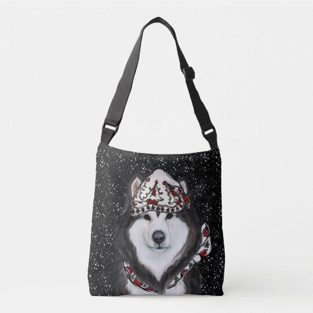 Bolso Cruzado Malamute de Alaska (Anverso)