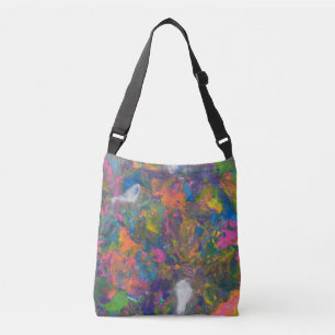 Bolso Cruzado Malla de arcilla arco iris