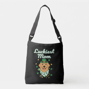 Bolso Cruzado Mamá de Golden Retriever más afortunada día de San