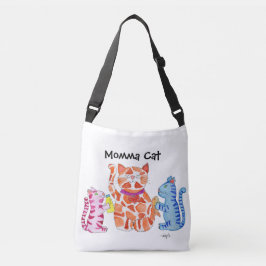 Bolso Cruzado Mamá Gata y Gatitos