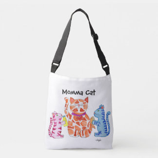 Bolso Cruzado Mamá Gata y Gatitos