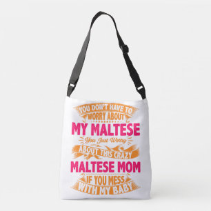 Bolso Cruzado Mamá maltesa loca