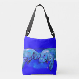 Bolso Cruzado ¡Manatíes en colores con amor!
