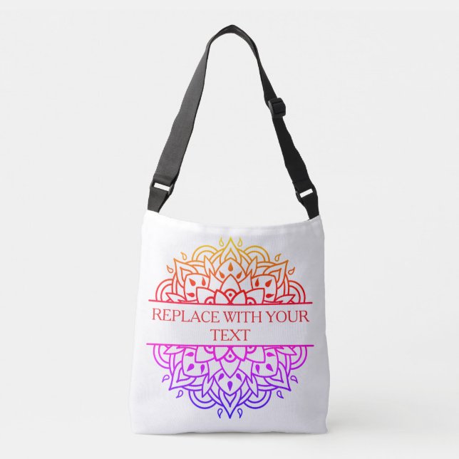 Bolso Cruzado Mandala (Anverso)