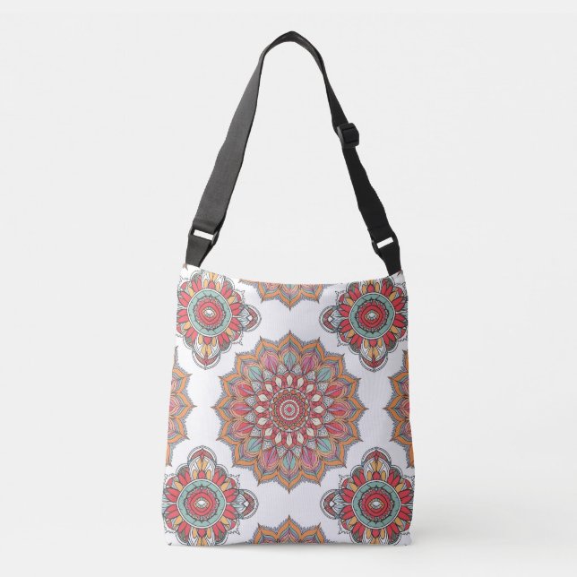 Bolso Cruzado Mandala da Harmonia (Calmante e Tranquilizante) (Anverso)