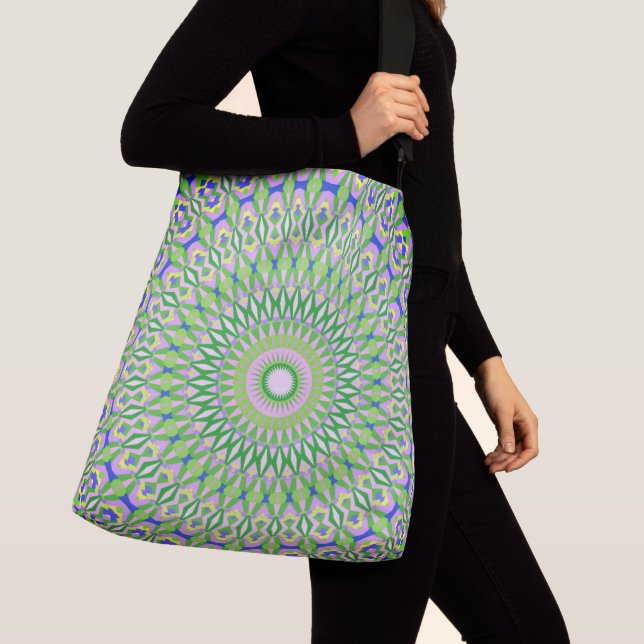 Bolso Cruzado Mandalá geométrico (Detalle)