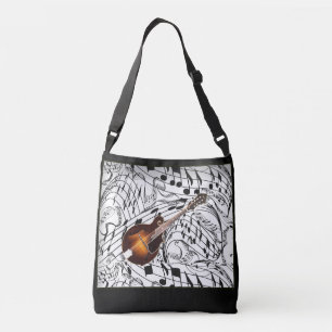 BOLSO CRUZADO MANDOLÍN EN NOTAS MUSICALES